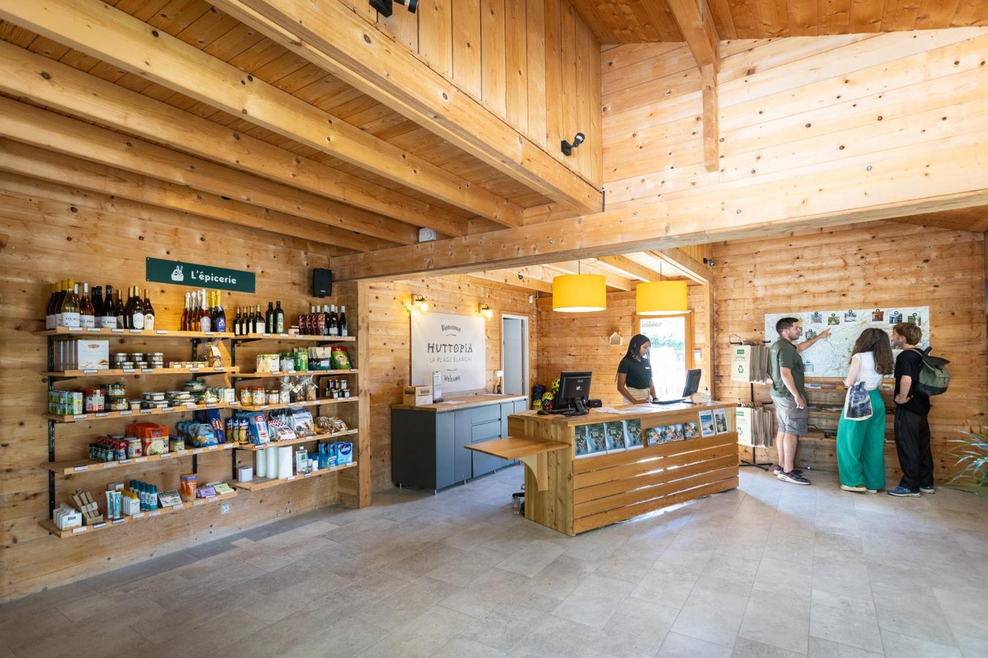 Huttopia La Plage Blanche Ounans Exterior photo